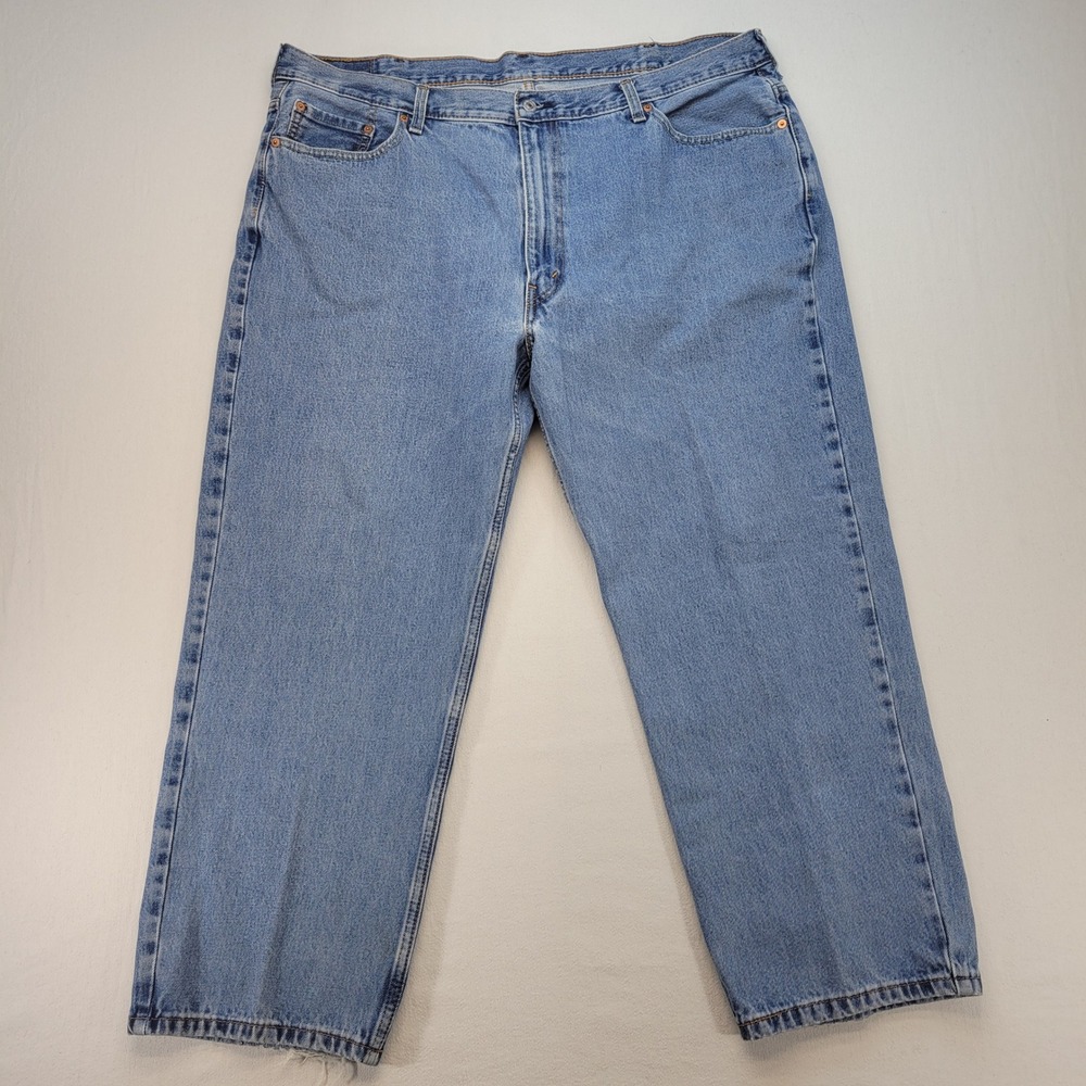 Levi's 550 Jeans Mens 46x29‎ Blue Relaxed Tapered Medium Wash Denim